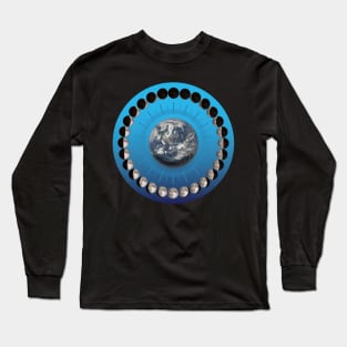 moon cylce phase Long Sleeve T-Shirt